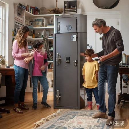 选择保险柜，尺寸要合适。