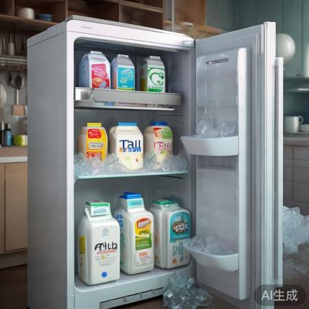 “冰箱停电，牛奶酸奶冰镇延保质