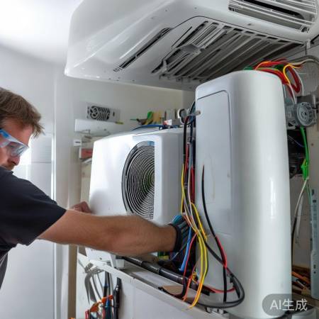 检查线路，启动空调