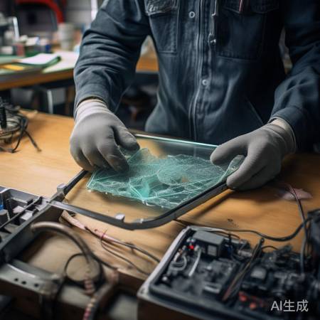 更换玻璃，防护措施要到位。