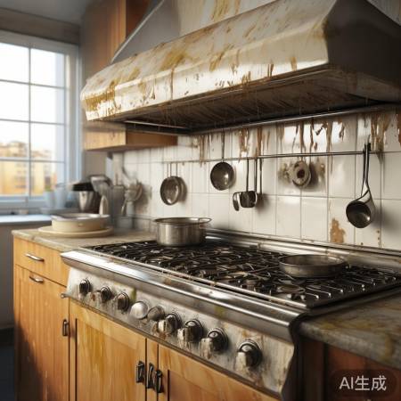 油烟机清洁，防火灾保美观