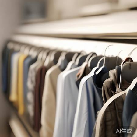 逐件衣物入卡槽