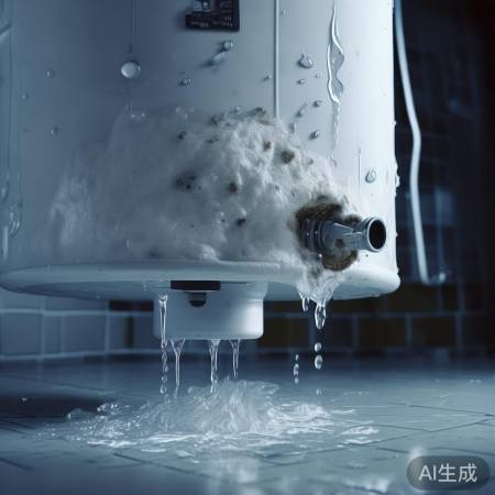 热水器排水阀堵塞漏水
