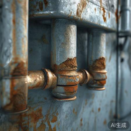 壁挂炉水箱脱锡痕迹