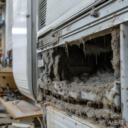 空调风道积灰致故障