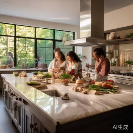 厨房布局小贴士：油烟机别放在煤气灶中间