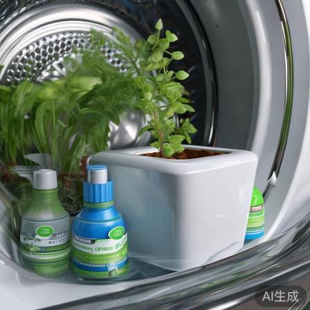 方形花盆巧放洗衣机洗，家居生活新主张