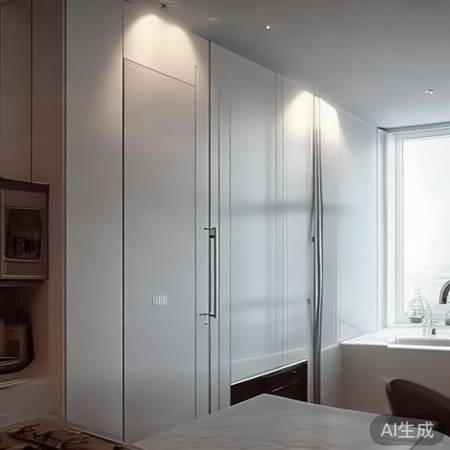 吊顶冰箱，光亮宽敞