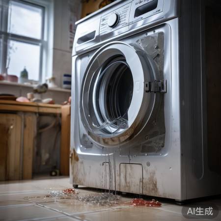美的洗衣机烘干桶排水口故障排查及解决方法