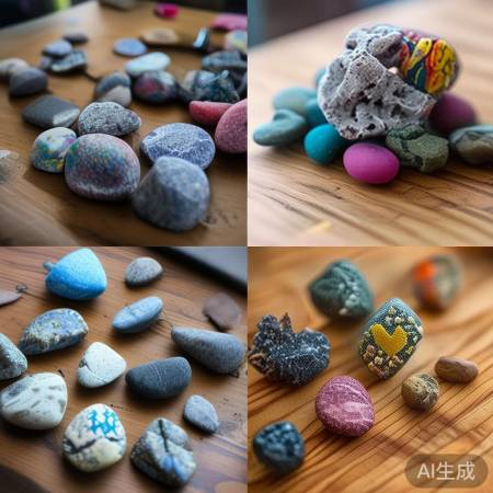 冰岛火山石冰箱贴，天然石材新潮流