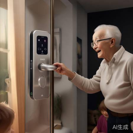 奥克斯指纹锁：人脸识别，智能生活新体验