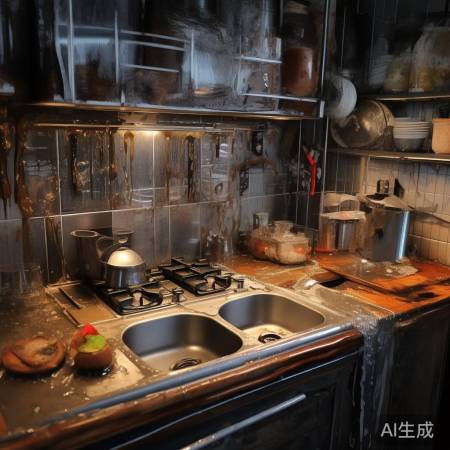 清洗油烟过滤网，轻松去油渍