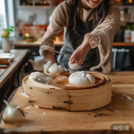 初学集成灶，先做馒头