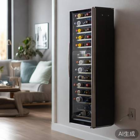 红酒柜安装简便，空间灵活。