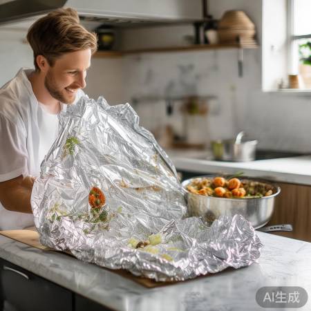 厨房好帮手，锡纸炒菜妙