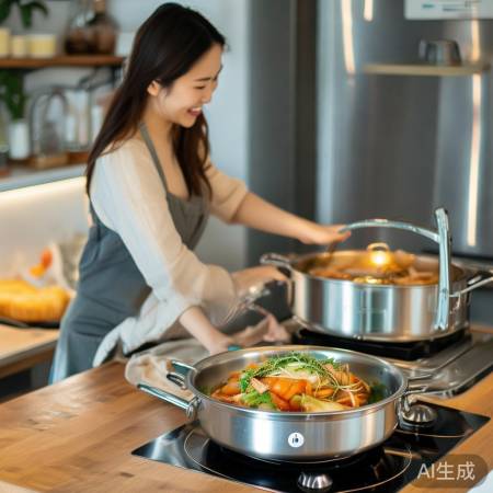 爱仕达蒸锅燃气灶，厨房烹饪好帮手