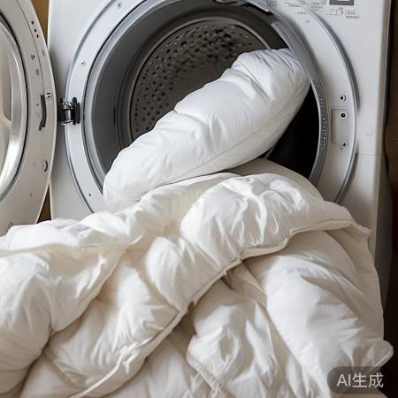 空调被可机洗，注意细节