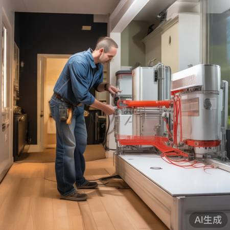 空气能地暖安装简便，维护方便