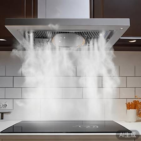 油烟机排风量大，吸烟强