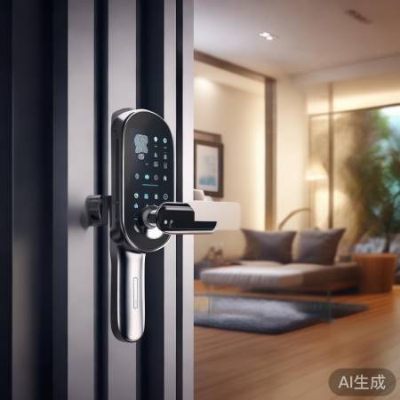 智能锁指纹锁内外双屏，安全便捷生活新选择