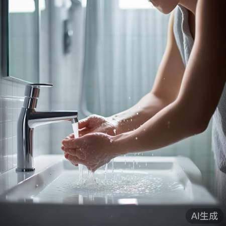 温水冲洗勿过热