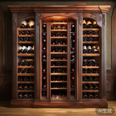 家庭酒柜红酒摆设：尽显品味之选