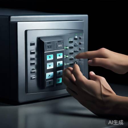 数字键盘锁，输入密码开锁