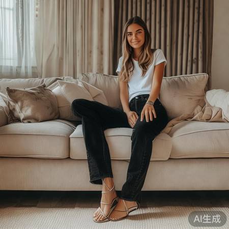 经典直筒裤，显瘦百搭