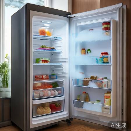 冰箱门常开，食物多散热差，冰峰