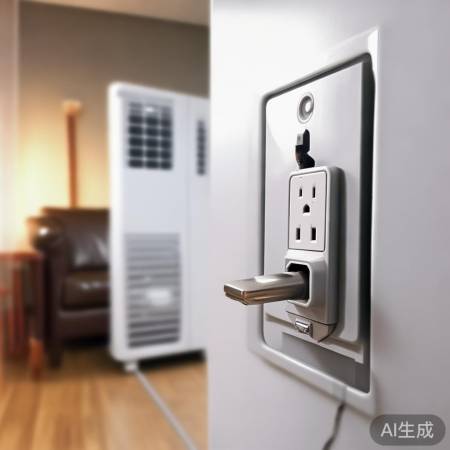 空调使用注意拔插头