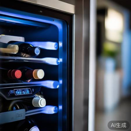 雅美娜酒柜网点快修中心科普←红酒储存最佳温度是多少？揭秘理想红酒柜温控秘密