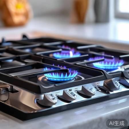 燃气灶火力全开，高效环保