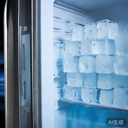 冰箱保温层阻止冰块融化