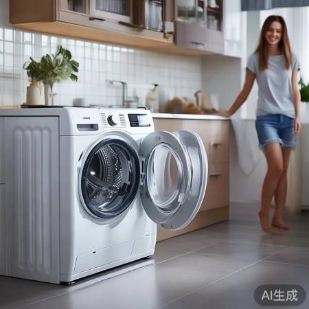 洗衣机安装后，检查调整，生活更