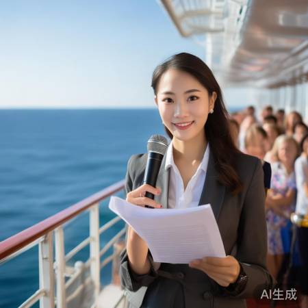 “高中起英语达人，邮轮双语主持