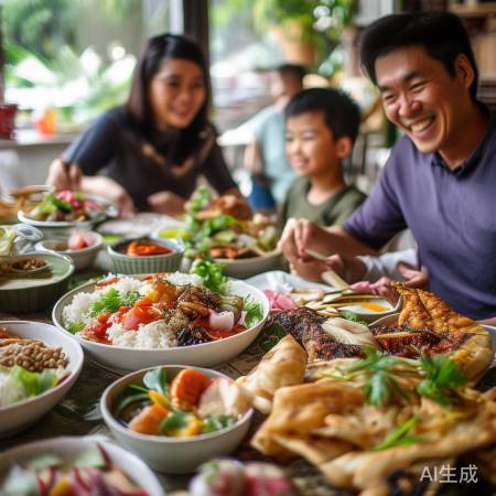 宋宁峰张婉婷带儿子新加坡早餐，独家揭秘！
