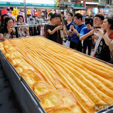 鲍师傅超长蛋挞引争议:全是皮没蛋液?真相揭秘!