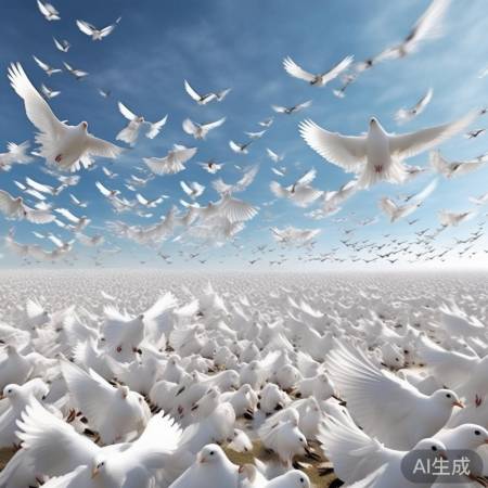 天安门放飞1万鸽群，和平鸽展翅翱翔背后的故事