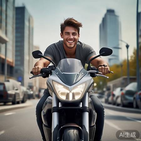 王一博试车后悠闲骑车，体验速度与休闲的完美结合